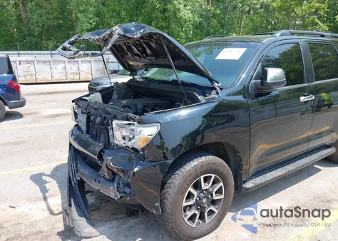 2012 Toyota Sequoia Platinum 5.7L V8 z USA, uszkodzony, nr VIN 5TDDY5G16CS068617